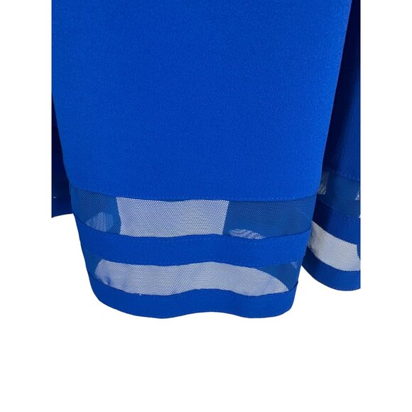 Calvin Klein Illusion-Trim Fit & Flare Dress Women's Size 16 - Picture 2 of 8